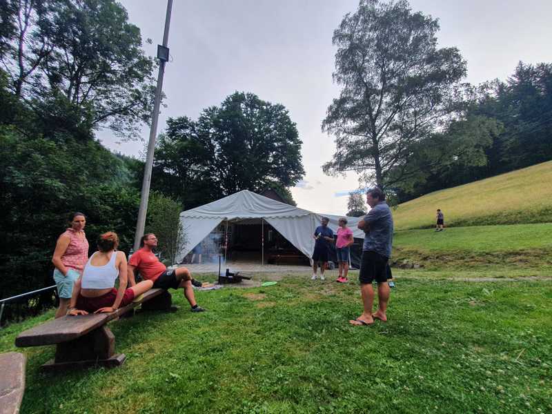 Saisonabschluss der E-Jugend auf der Stollenhütte